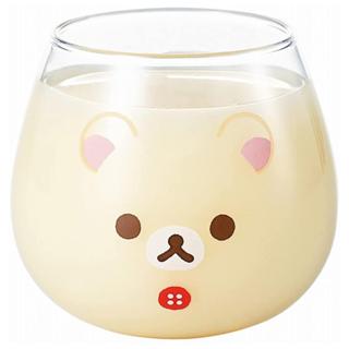 【奶油貓烘焙材料店】拉拉熊 Rilakkuma 玻璃杯 (白熊/320ML)