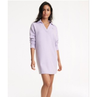 DKNY 紫色刷毛洋裝