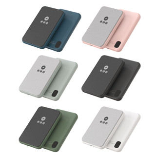 【全新】POLYBATT 三用快充磁吸行動電源--夜藍色 / 5000mAh /石墨烯 / 磁吸充電 / 無線充電