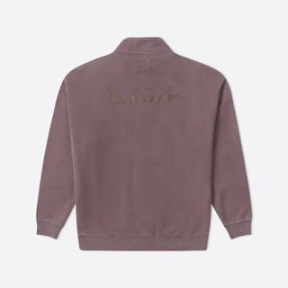 CONVERSE SNEAKER PATCH 1/2 ZIP 半開襟上衣 男女 紫色 10027558-A03