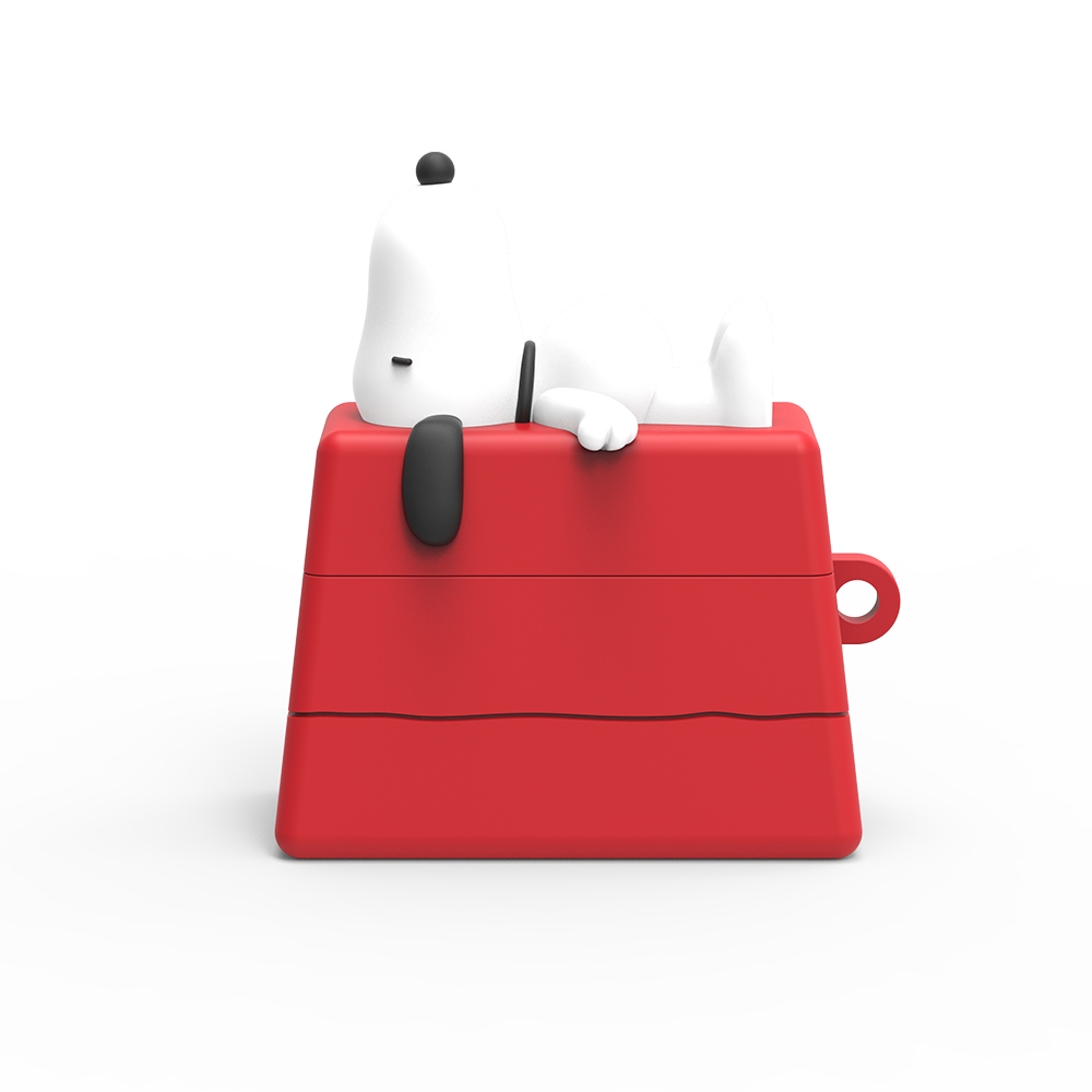 【TOYSELECT】SNOOPY史努比躺躺屋頂立體AirPods保護套