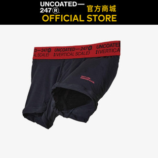【UNCOATED 247】 彈力低腰平口內褲 沉穩紅
