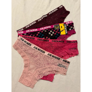 歐美Joe Boxer品牌logo織帶半包臀系列蕾絲內褲