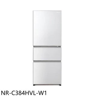 Panasonic國際牌【NR-C384HVL-W1】385公升三門變頻晶鑽白冰箱(含標準安裝) 歡迎議價