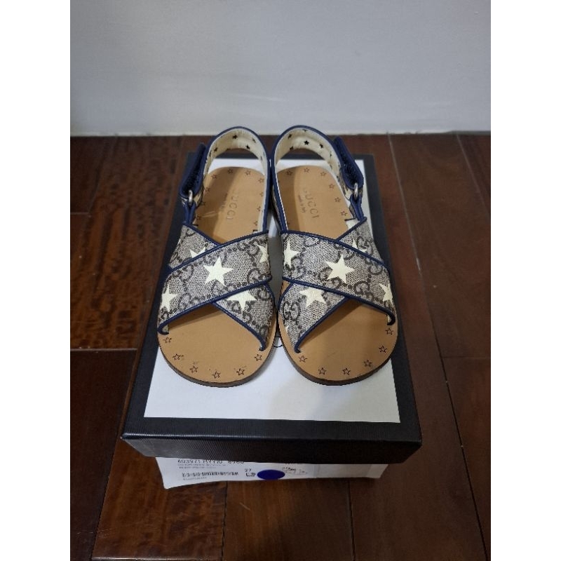 gucci 兒童涼鞋 27碼