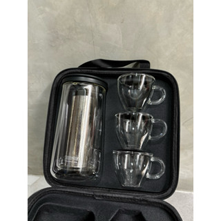 ［現貨］仙德曼 CT450 旅行咖啡泡茶組 (壺450ml+杯80ml*3) 旅行組 沏茶組 泡茶組 咖啡組 露營茶具