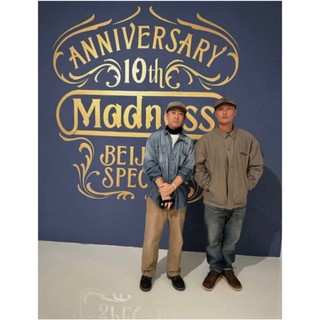 MADNESS AGING DENIM PANTS. RELAXED (LIGHT DISTRESSED) 餘文樂同款