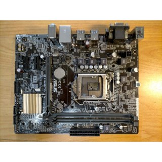 A.1151主機板-華碩 H110M-K D3 DDR4雙通道 六代i7 i5 i3 14nm DVI 直購價640