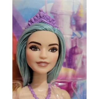 MATTEL BARBIE DREAMTOPIA DOLL 美泰兒芭比 芭比娃娃夢幻王國皇家時尚 嬌小 綠松石色頭髮