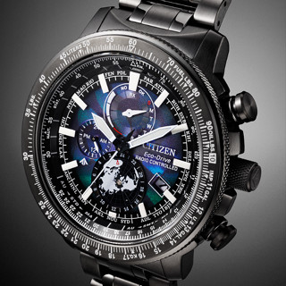 【CITIZEN】BY3005-56E《全球接收 光動能電波 飛行錶》46mm/萬年曆/藍寶石水晶鏡面/宇宙幻彩限定款