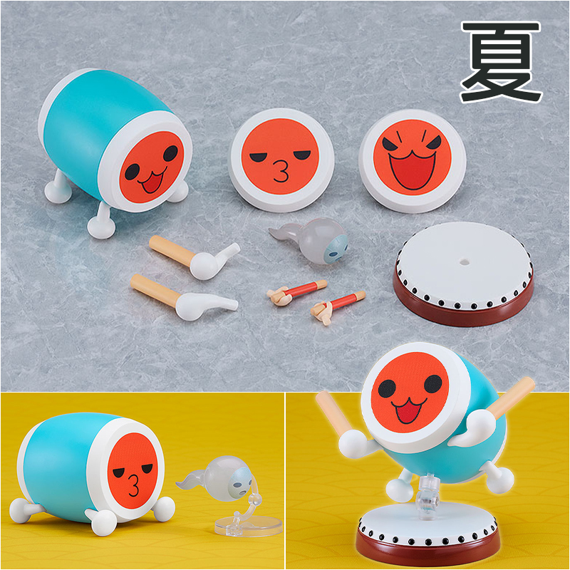 《夏本舖》代理 GSC 黏土人 2400 太鼓達人 和田咚 悲傷魂 可與其他款黏土人組合使用的鼓棒 太鼓座 Q版