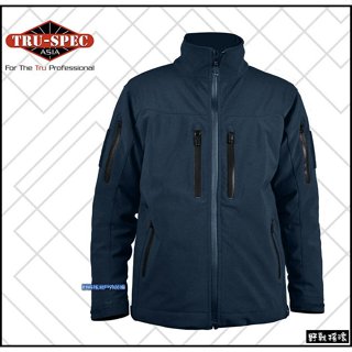 【野戰搖滾】美國 TRU-SPEC 24-7 亞洲版戰術軟殼外套【海軍藍色】立領鯊魚皮外套衝鋒衣防水風衣勤務風衣夾克
