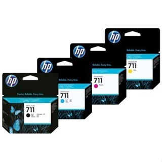 【HP惠普】原廠 711 彩色墨水匣 29 ml x3支裝 (適用8T120/T130/T520/T530 繪圖機)