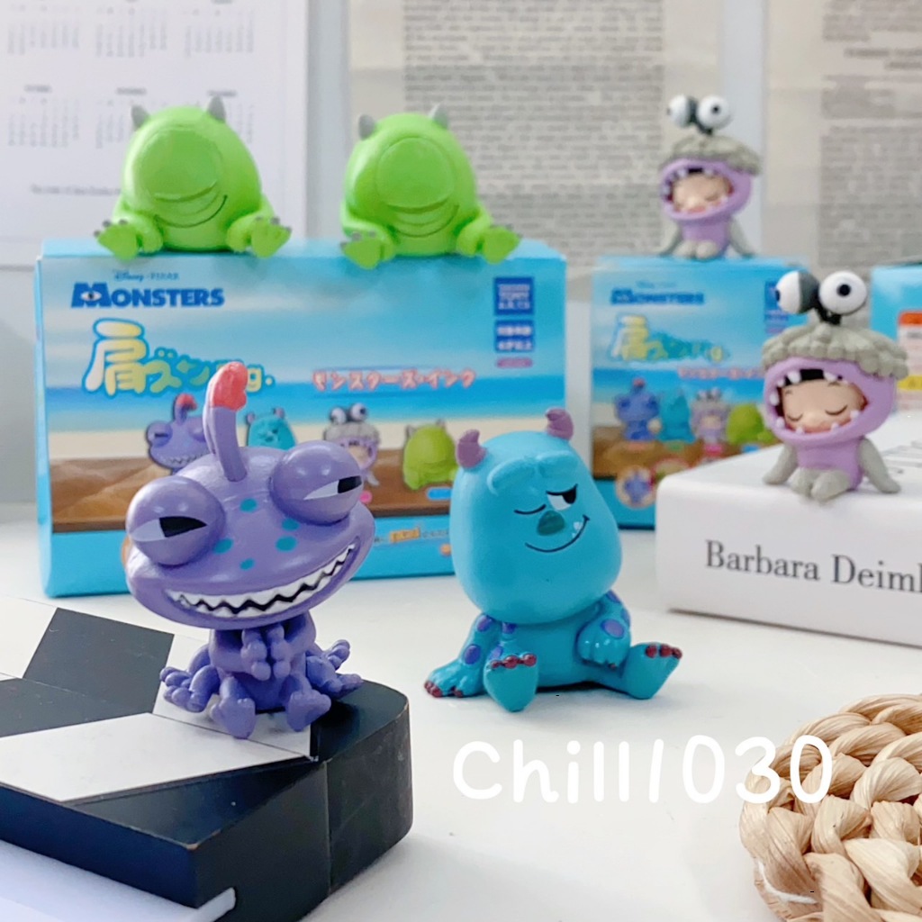 怪獸電力公司 睡覺系列 公仔 大眼仔 毛怪 阿布 藍道 裝飾品 禮物 怪獸大學 盲盒 盒玩