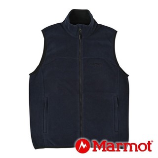 【Marmot】男刷毛保暖背心『藏青』TSAMF041