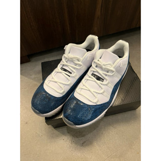 全新AIR JORDAN 11 RETRO LOW "BLUE SNAKESKIN" 藍蛇 蛇紋11代冰底 AJ11