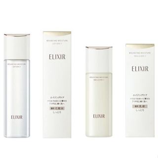日本 資生堂 ELIXIR 怡麗絲爾 膠原彈潤精華水 170mL 精華乳 130mL 保濕 Q彈 化妝水 乳液 膠原蛋白