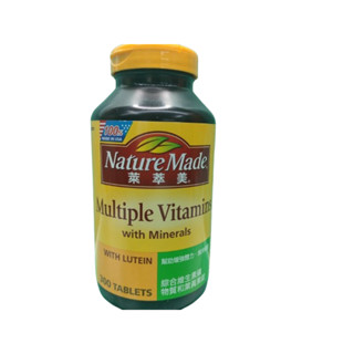 開發票 Nature Made綜合維生素礦物質加葉黃素300錠 好市多代購 萊萃美 綜合維生素 礦物質加葉黃素
