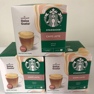 星巴克（Starbucks）馥芮白 膠囊咖啡拿鐵 12杯 有效期2026年10月31日