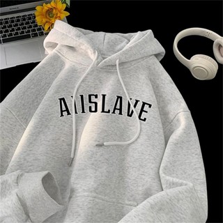 重磅推薦！帽t 連帽衛衣 長袖上衣 復古印花字母 設計感上衣 oversize 韓國帽踢 下半身失蹤 韓系衣服 秋冬上衣