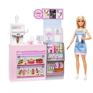 MATTEL 芭比時尚咖啡店組合 Barbie 芭比 娃娃 正版 美泰兒