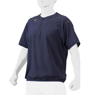 棒球世界全新MIZUNO PRO 美津濃高彈性 平織短袖風衣短袖熱身衣特價12TEAJ7814