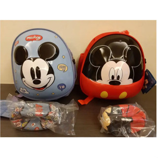 (當日寄)正版授權 米奇硬殼揹包 Disney Mickey mouse兒童揹包 附親子互動小球