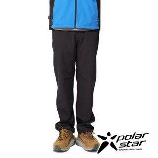 【PolarStar】男石墨烯防潑彈性保暖褲『黑』P24451