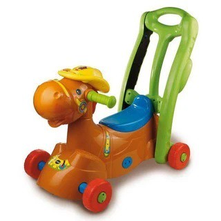 【Hello Baby臺南玩具出租】【Vtech 3合1多功能騎乘小馬 /搖搖馬】