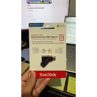 SanDisk SDDDC3 Ultra Go USB Type C+A 64G 雙用高速隨身碟