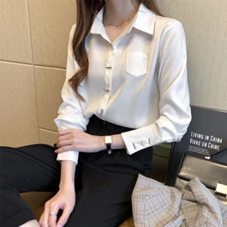 襯衫職業女裝夏季2025年新款時尚百搭polo領雪紡上衣氣質襯衣 洋氣別致小衫 夏季襯衫 女生襯衫
