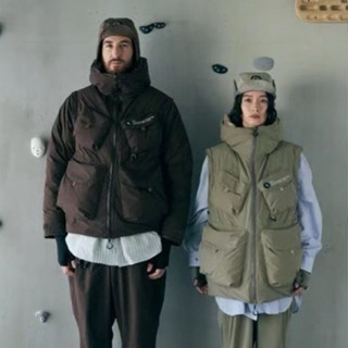 🇯🇵CMFCOMFY OUTDOOR二穿 可拆袖 輕量 防水 連帽 馬甲 羽絨外套 禦寒 露營 山系 登山保暖 潮流