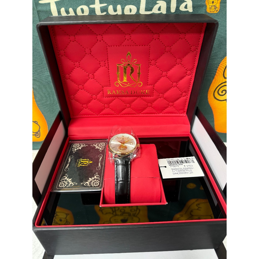 RAKSA DUKE 羅薩公爵 女錶 手錶 皮錶帶