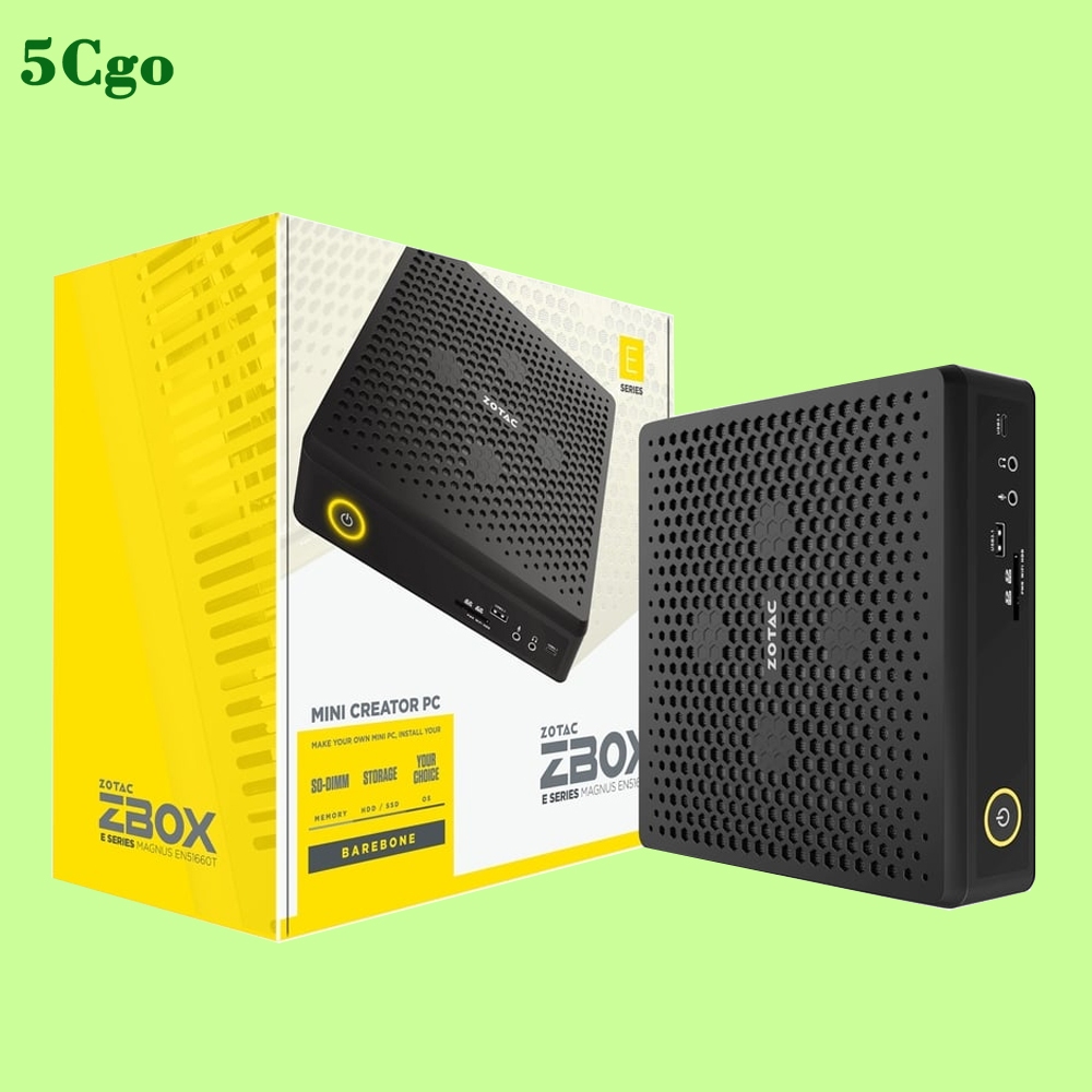 5Cgo.ZOTAC/索泰ZBOX EN51660T酷睿第9代i5-9300H迷你桌上型電腦主機GTX1660Ti顯示卡