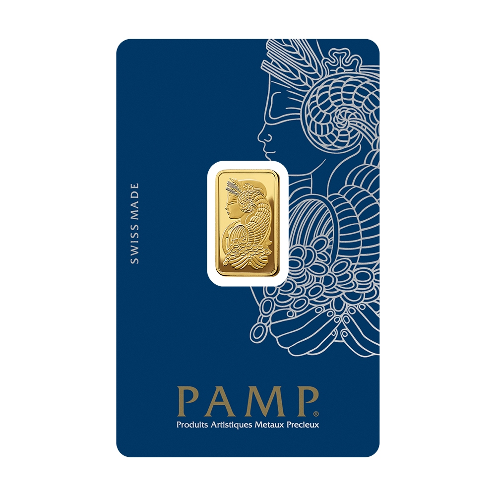 『 港口王 』 PAMP 財富女神 9999 純金 5公克( 5g / 黃金 ) 金條 | 商城旗艦館