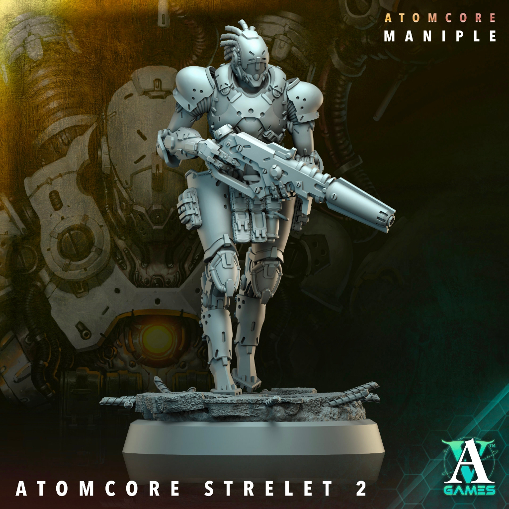 Tazo工坊[AVG]核能射擊探礦者pose2Atomcore Strelets&Prospector 3D列印模型AM