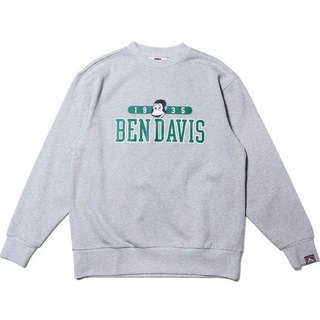 BEN DAVIS BDZ4-2001-33 PRINT SWEAT CREWNECK 大學T (麻灰色) 化學原宿