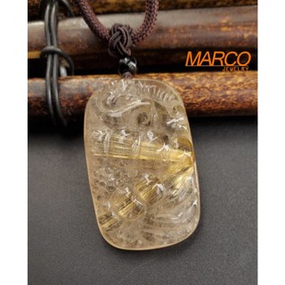 【MARCO寶石】鈦晶墜子113 吊墜 墜飾 飾品 項鍊 天然水晶 鈦晶 開運招財 特價