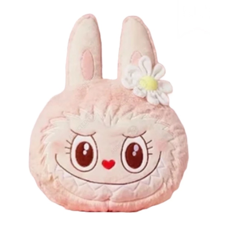 POP MART 泡泡瑪特 THE MONSTERS MOKOKO 甜心系列 粉色 三合一 毛絨抱枕 暖手枕 毛毯