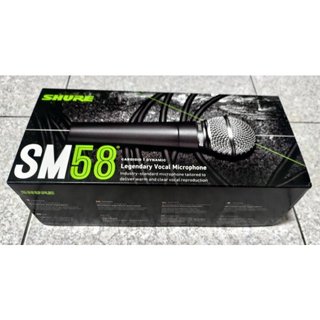 {全新 中秋節優惠價 送5米線 } 美國 SHURE SM58S 專業動圈式 超心指向 人聲 麥克風 (有開關版)