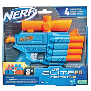 <NERF> 送三十發子彈 NERF 菁英系列 機會者QS 4 安全軟彈發射器 全新現貨