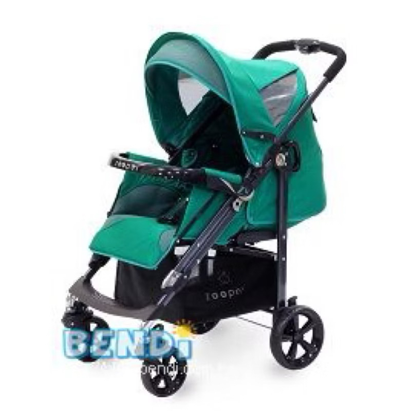 (全新品出清）美國Zooper Waltz Luxury Z9 歐洲風格豪華可換向推車（千歲綠）0-5歲