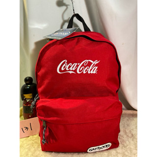 品牌 Coca Cola x outdoor 後揹包（紅）cordura 類軍用材料、輕質、耐用，生活化設計 經久耐用。
