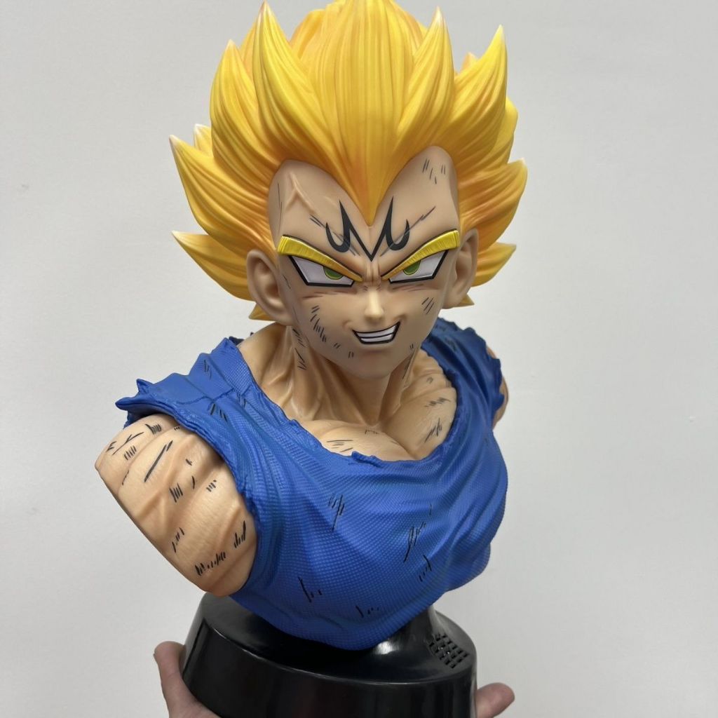 貝吉塔手辦hb魔化貝吉塔胸像七龍珠手辦貝吉塔魔化貝吉塔半身像