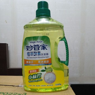 妙管家 植萃酵素 新新增 小蘇打 洗潔精 3200g
