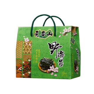 【元本山】野海苔禮盒(12包入)｜超商取貨、蝦皮店到店限購2組