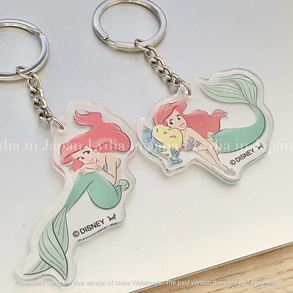 現貨在台24hr出貨🇯🇵Disney 小美人魚鑰匙圈 小美人魚 迪士尼週邊 迪士尼 little mermaid