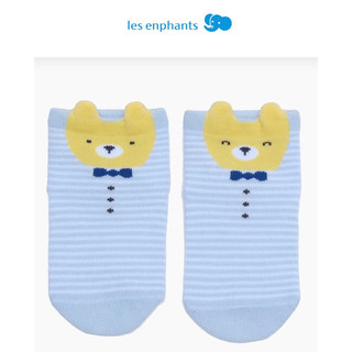 全新麗嬰房les enphants熊熊無痕嬰兒襪9-11cm
