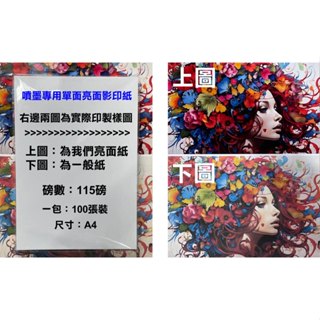 專業 亮面用紙 照片用紙 A4 噴墨專用紙 噴墨用紙 噴墨專用 非銅版紙 亮面紙 照片紙 影印紙 亮面 照片紙 相片紙