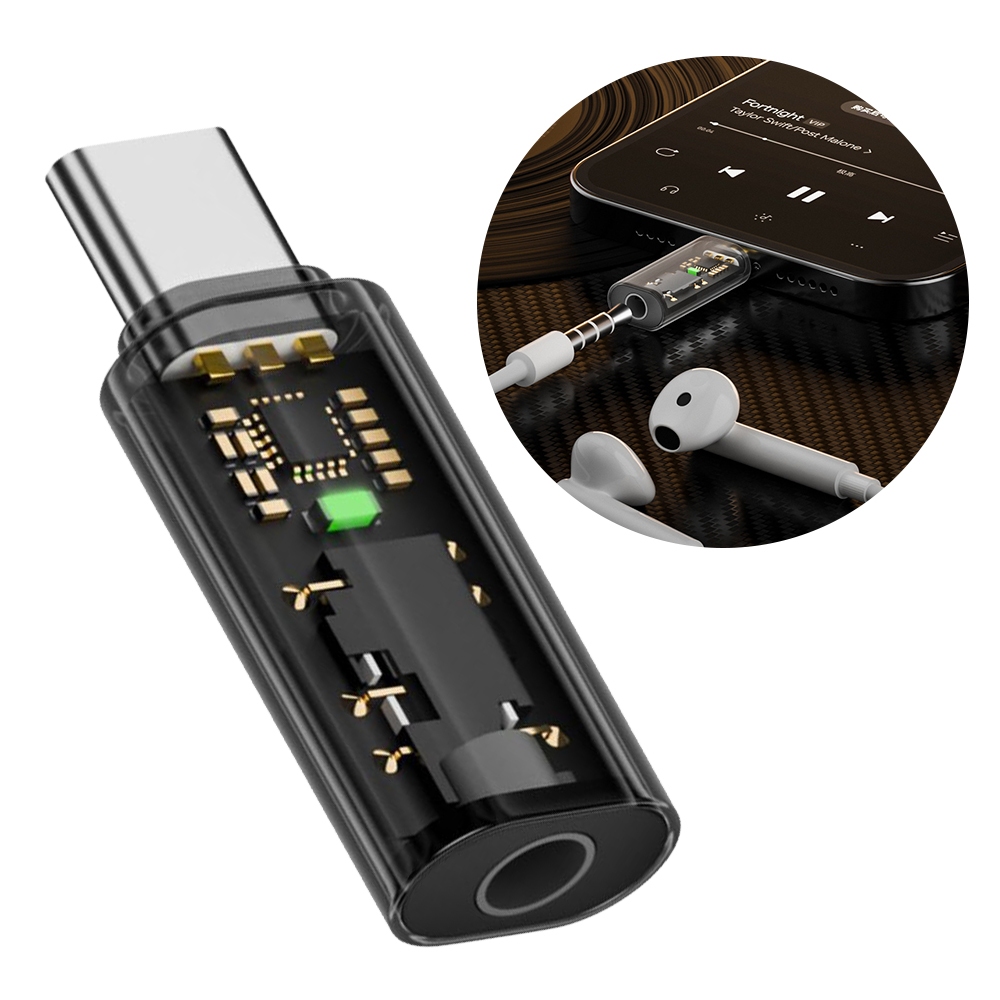 耳家轉接 Type-C轉3.5mm 有線耳機轉接頭 適用15/16 轉接音源線 DAC 線控 麥克風｜YORI優里